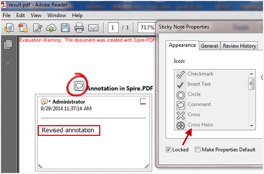 Modify and Format Annotation in PDF in C#, VB.NET