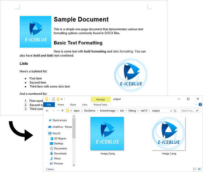 Extract images from Word