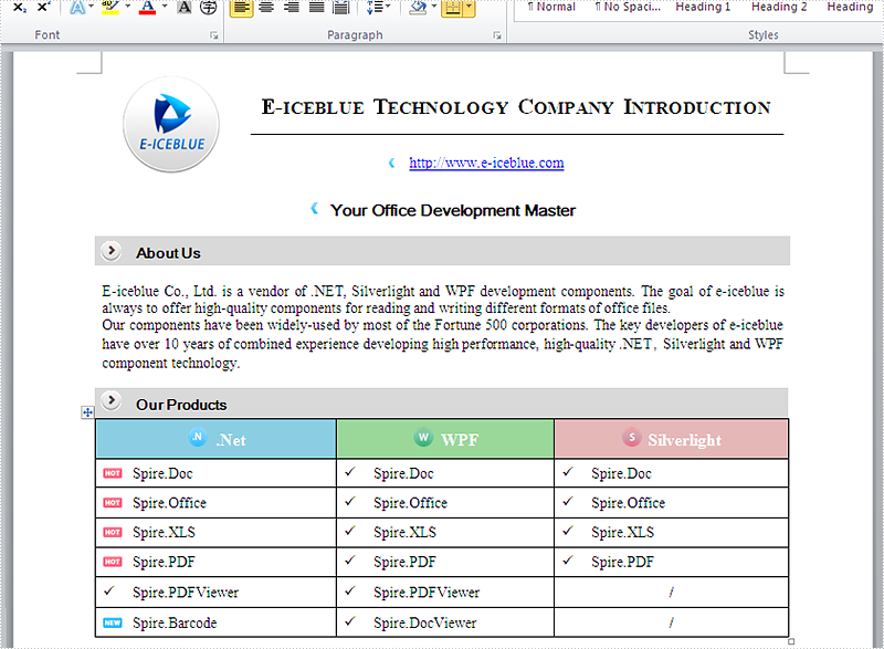 Convert Word to PDF/A in C#