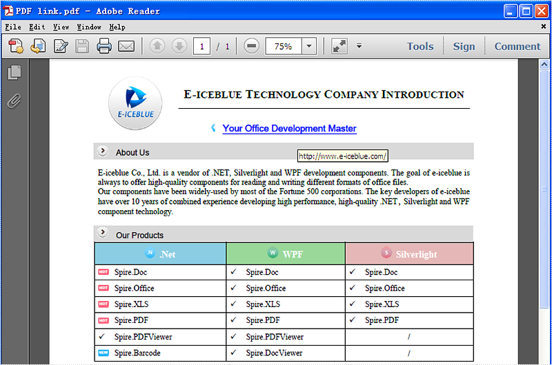 Extract And Update Link From A Pdf File