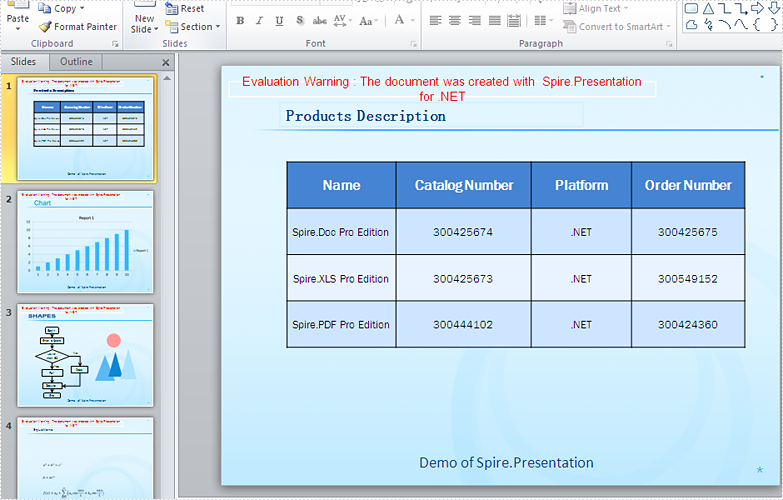 How to convert PPS document to PPTX in C#