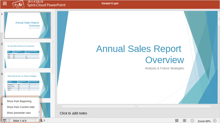 Present PowerPoint Slideshows Online in Browsers (PC & Mobile Phone)