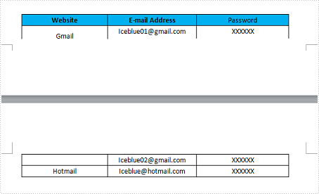 Prevent Page Breaks in Word Tables