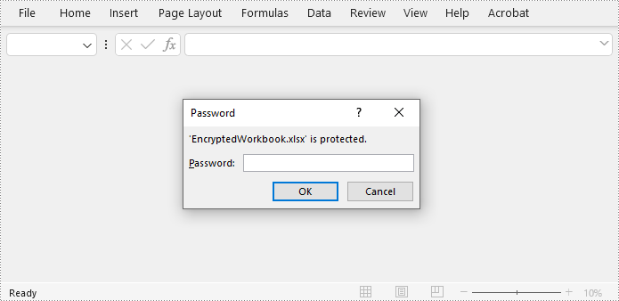 Encrypt Excel File with JavaScript