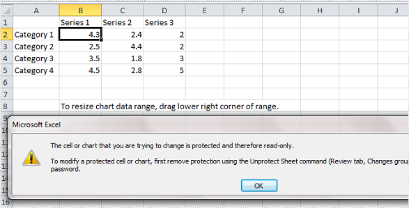 How to Protect Chart on PowerPoint Slide in C#, VB.NET