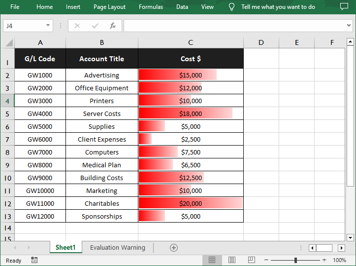 Python: Add Data Bars in Excel