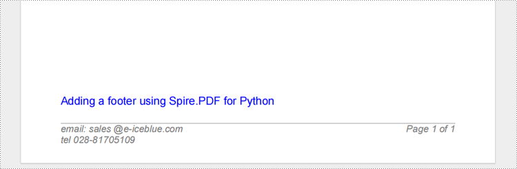 Python: Add Header and Footer When Creating a PDF Document