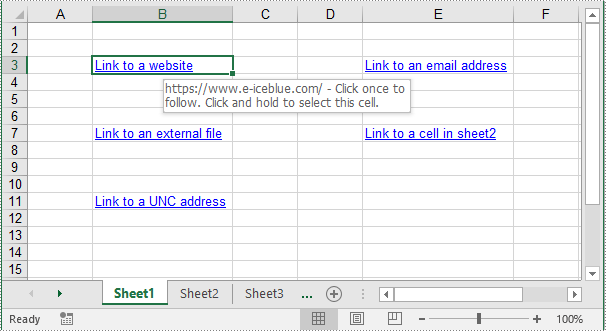 Python: Add Hyperlinks to Excel