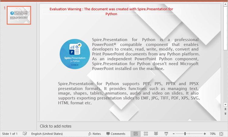 Python: Add Images to PowerPoint Presentations