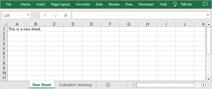 Python: Add Worksheets to Excel