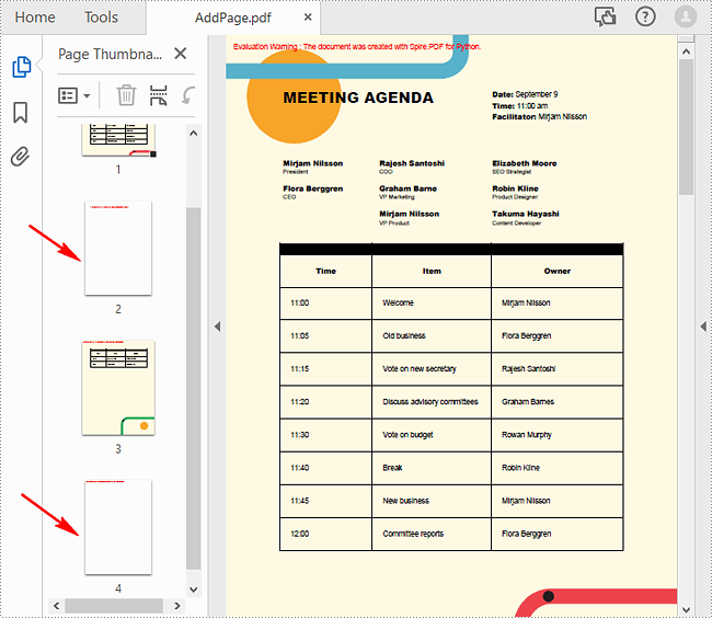 Python: Add or Delete Pages in PDF