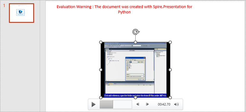 Python: Add or Extract Audio and Video from PowerPoint Documents