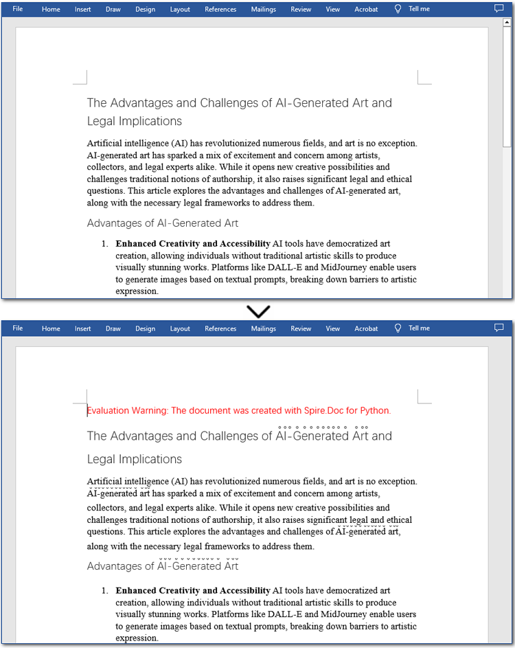 Python to Emphasize All Matched Text in Word Documents
