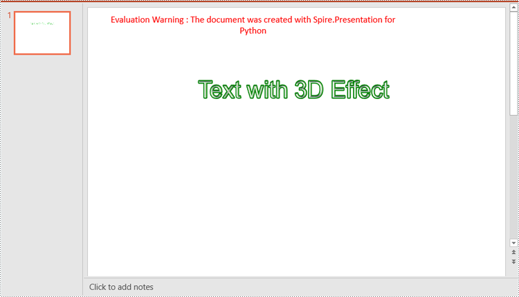 Python: Apply Shadow, Transparent, and 3D Effects to Text in PowerPoint