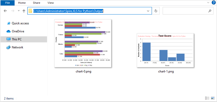 Python: Convert Charts and Shapes in Excel to Images