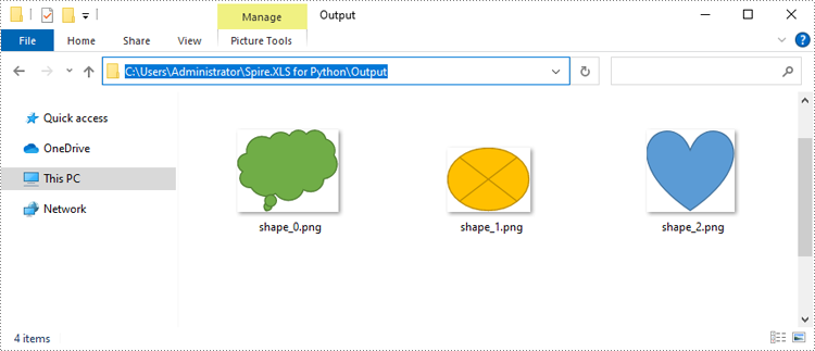 Python: Convert Charts and Shapes in Excel to Images