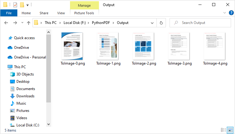 Python: Convert PDF to Images (JPG, PNG, BMP)