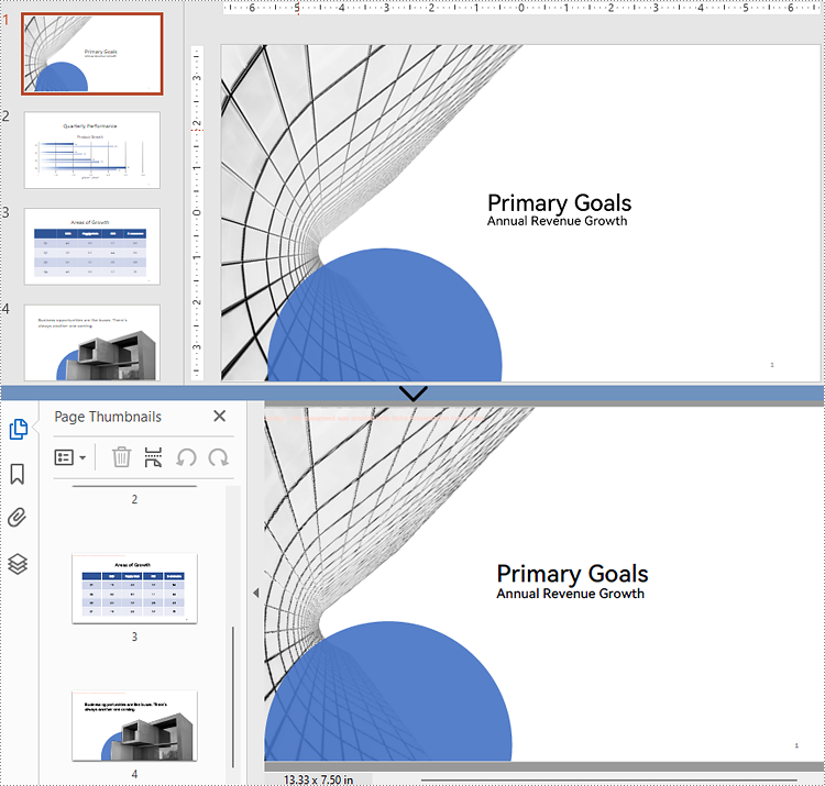 Python: Convert PowerPoint Presentation to PDF