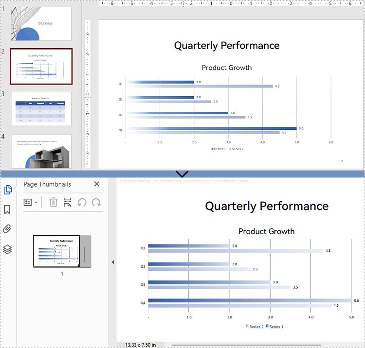 Python: Convert PowerPoint Presentation to PDF