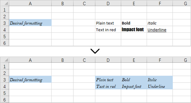 Python: Copy Cell Formatting in Excel