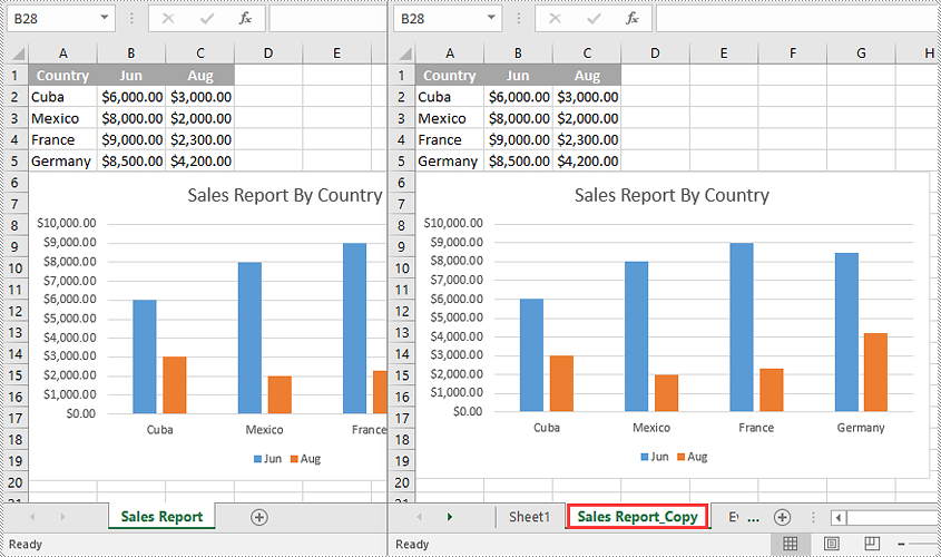 Python: Copy Worksheets in Excel