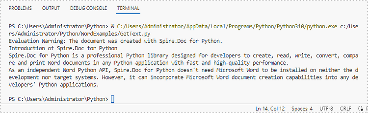 Python: Create, Read, or Update a Word Document