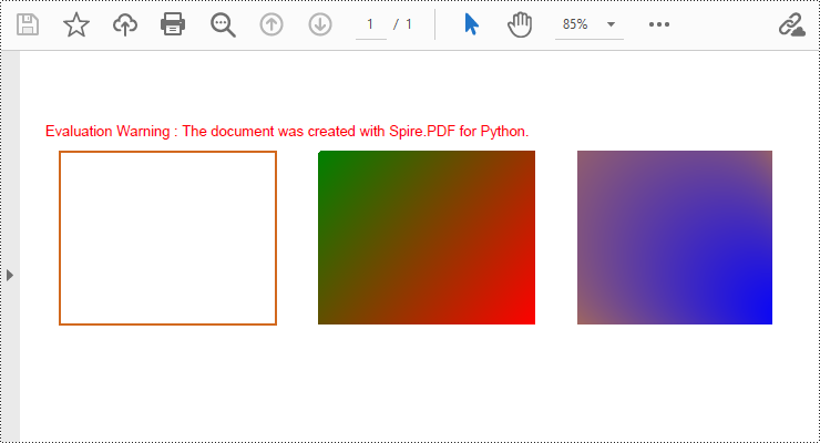 Python: Draw Shapes in PDF Documents