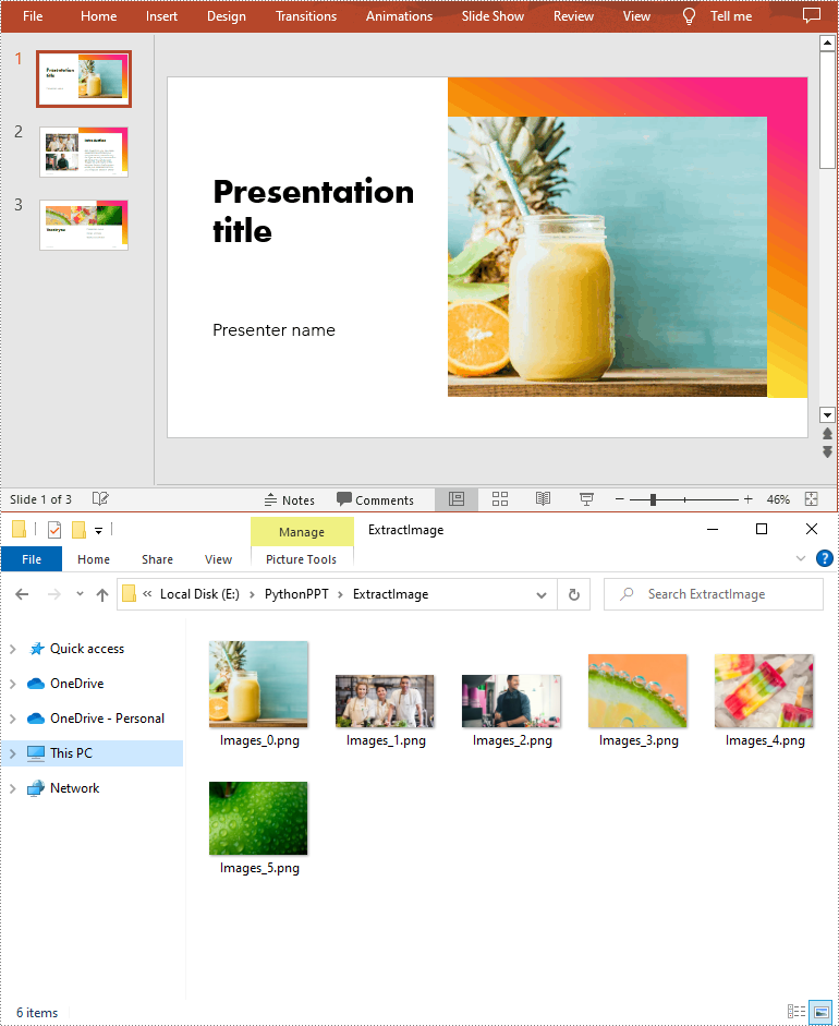 Python: Extract Images from PowerPoint Presentations