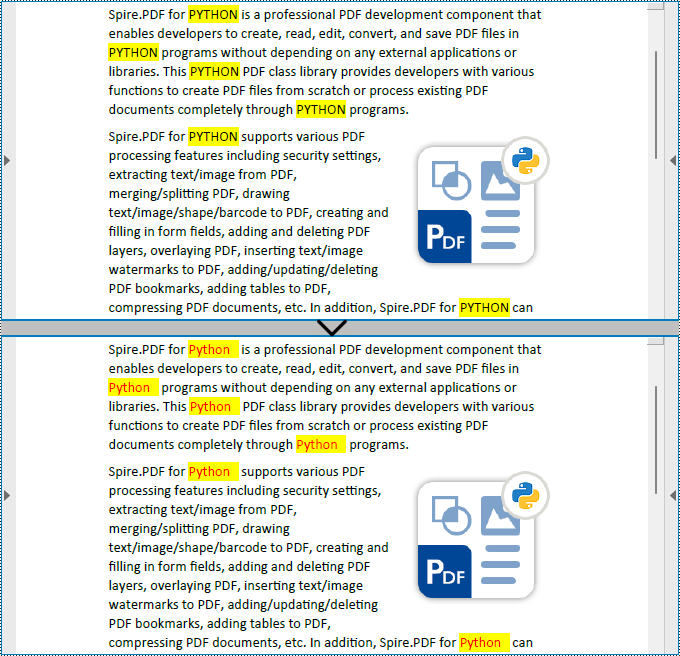 Python: Find and Replace Text in PDF