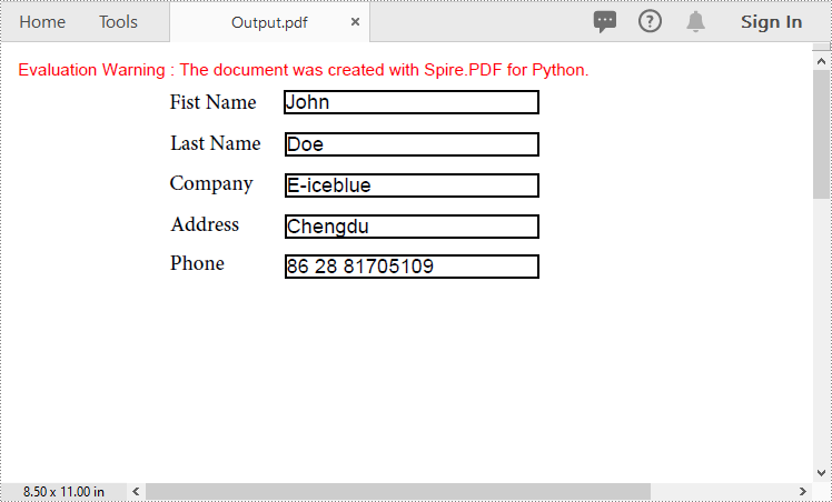 Python: Import and Export PDF Form Data