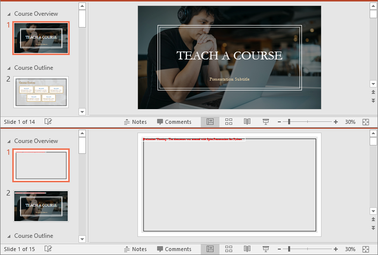 Insert Slides into a PowerPoint Section in Python