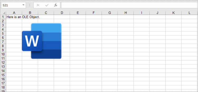 Python: Insert or Extract OLE Objects in Excel