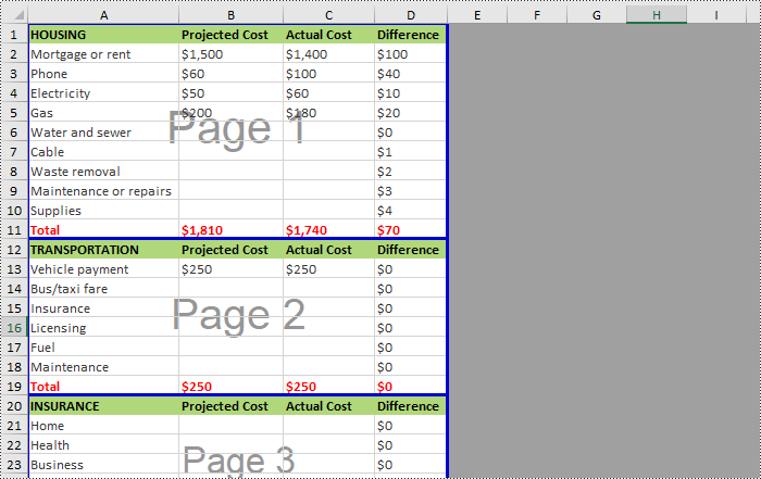 Python: Insert or Remove Page Breaks in Excel