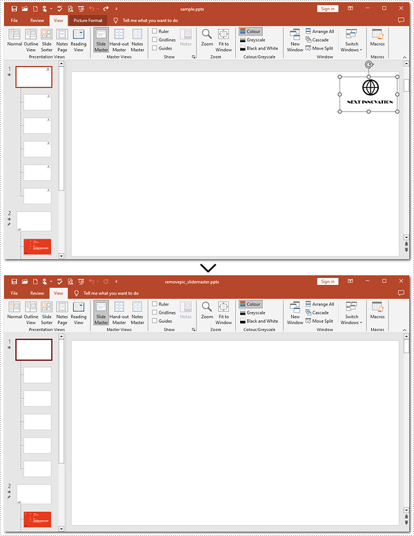 Python: Remove Images from Slides and Slide Masters in PowerPoint