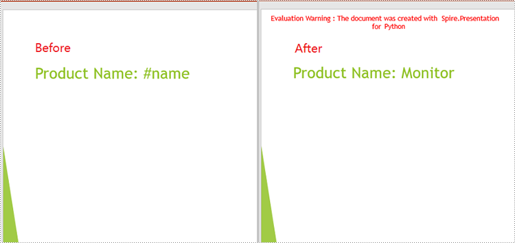 Python: Replace Text in PowerPoint Presentations