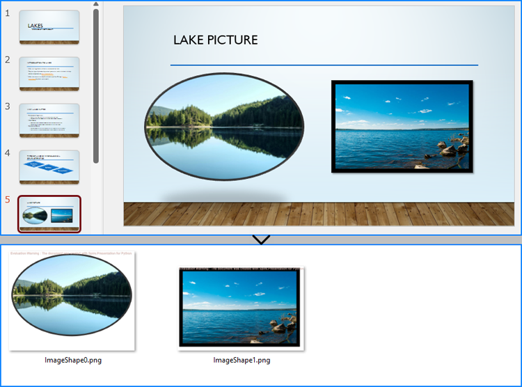 Python: Save Shapes as Image Files in PowerPoint Presentations