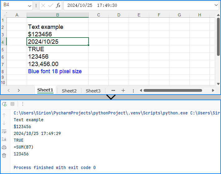 Python: Set, Update, and Get Cell Values in Excel Worksheets