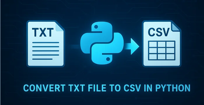 Python TXT to CSV Conversion Guide
