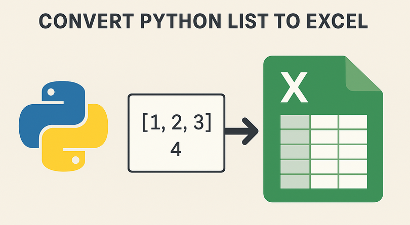 Export Simple/Nested Lists & Dicts to Excel in Python