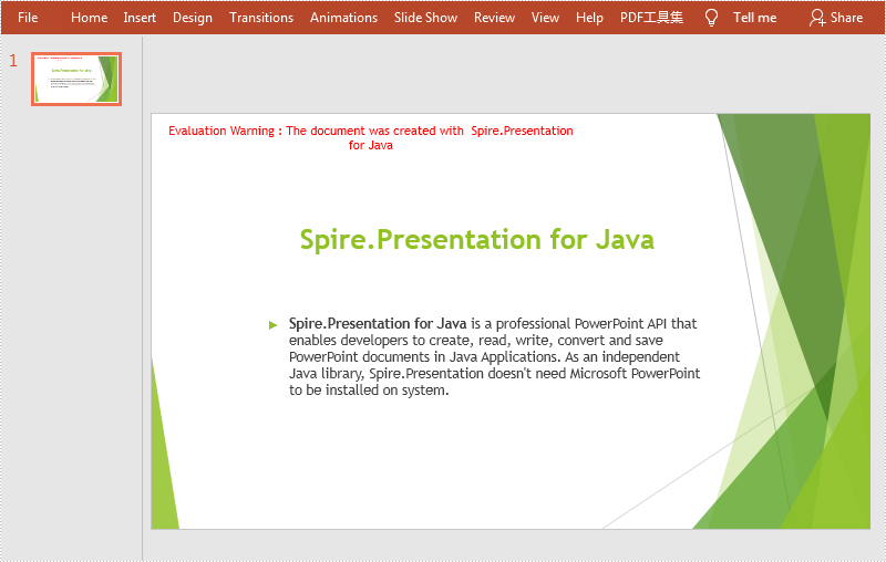 Remove Text Box in PowerPoint in Java