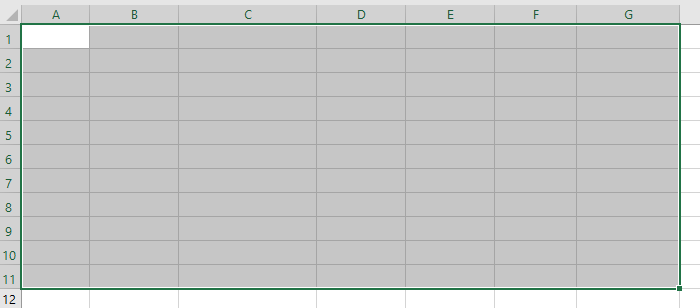 Remove a Table in Excel Completely-Output