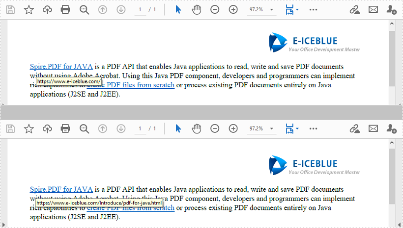 Remove or Update Hyperlinks in PDF in Java
