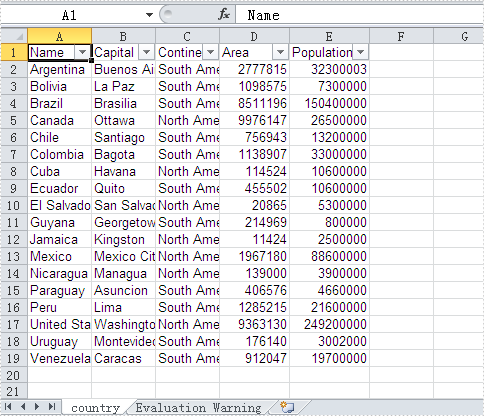 How to remove auto filters in Excel