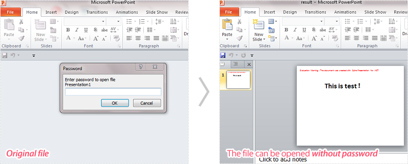 Remove Encryption on Password-Protected PowerPoint File