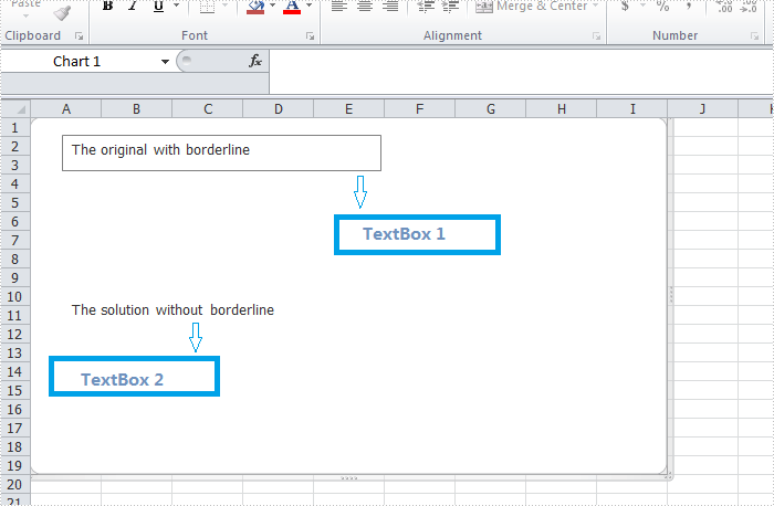 Text Box In Excel Chart