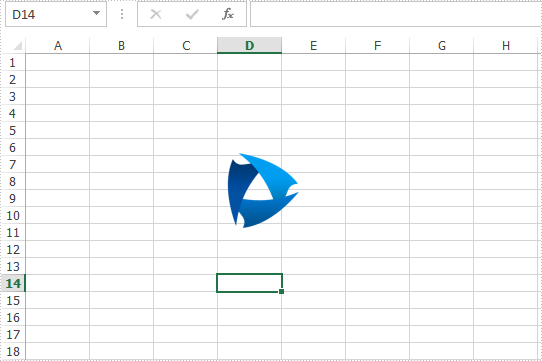 Reset the size and position for the image on Excel worksheet