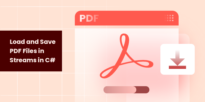 Save a PDF file to a stream.