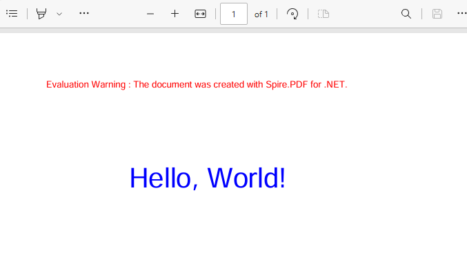 Save a PDF file to a stream.
