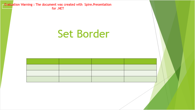 How To Change Table Border Style In Powerpoint