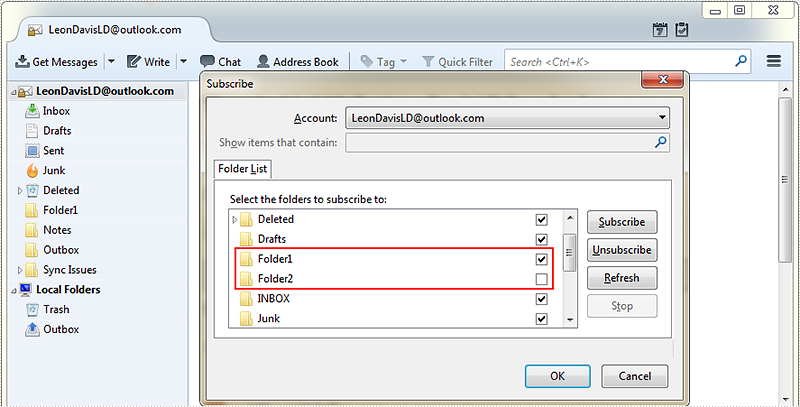 Subscribe and Unsubscribe Folders in C#, VB.NET